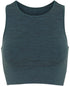 Moonchild Seamless Crop Top - Forest Green - Moonchild Yoga Wear - Tops